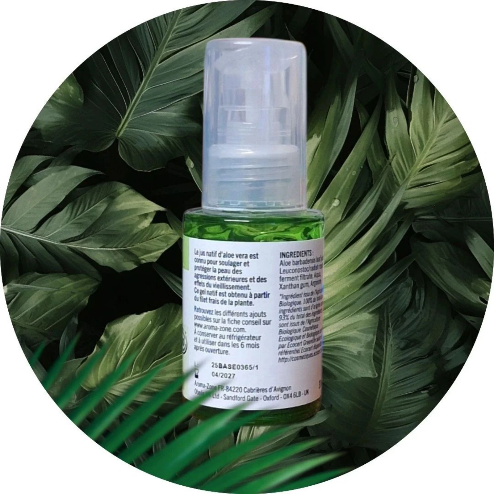 Gel nativo de Aloe Vera Bio nutritivo e protetor Aroma-Zone 🍍 – photo 2